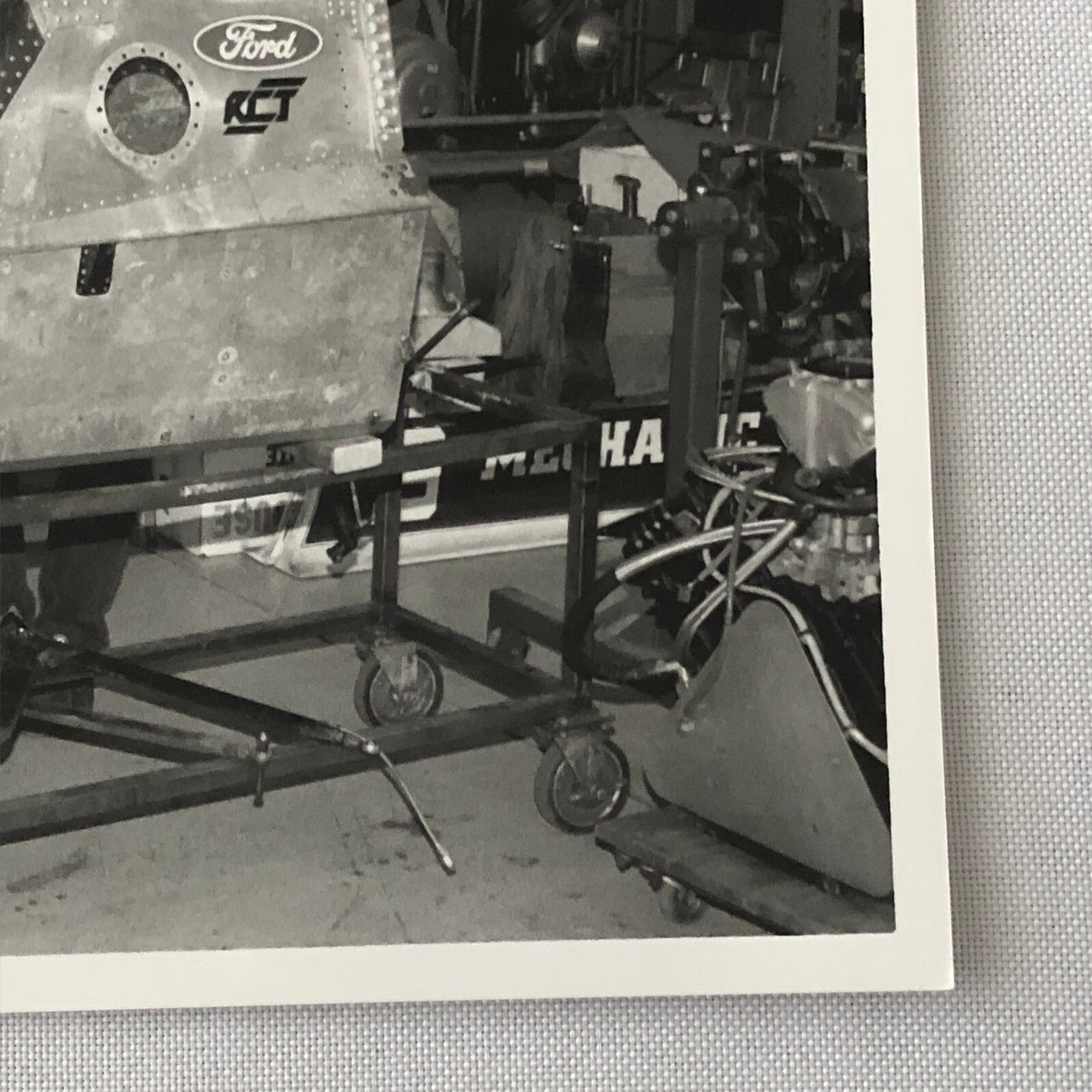 Vintage Indy Indianapolis Racing Photo Photograph Ford Chassis