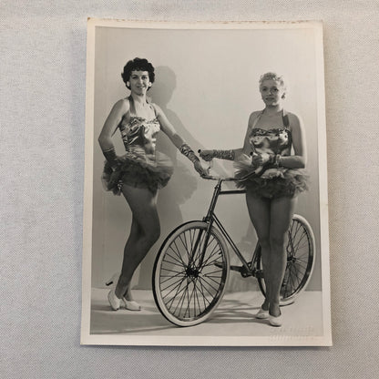 Koraly Sisters Circus Bicycle Balancing Act Photo Photograph Print