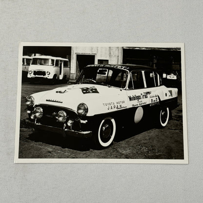 Vintage Toyota Toyopet Car Press Photo Photograph Mobil Gas Trial Run Australia