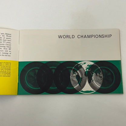 1960 BP Racing Brochure Grand Prix Formula 2 Stirling Moss Mike Hailwood Bike +