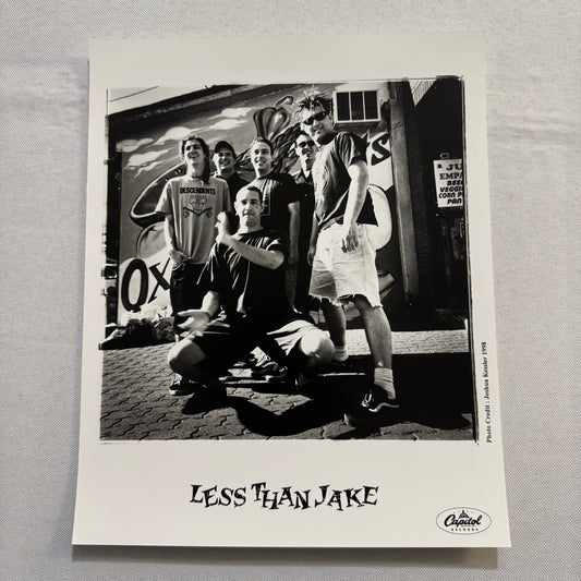 Less Than Jake Music Publicity Press Photo Photograph Band Punk Rock 1998