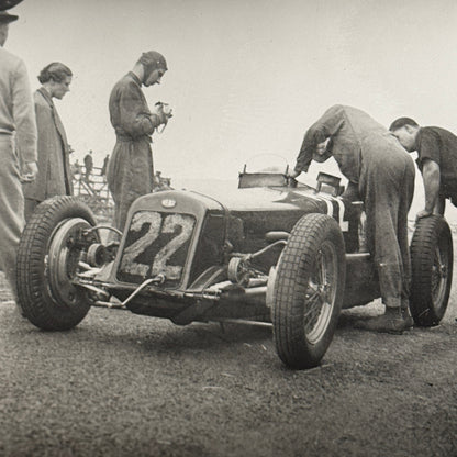 Richard Seaman Delage Racing Car 1937 South African Grand Prix Race Photo Modern