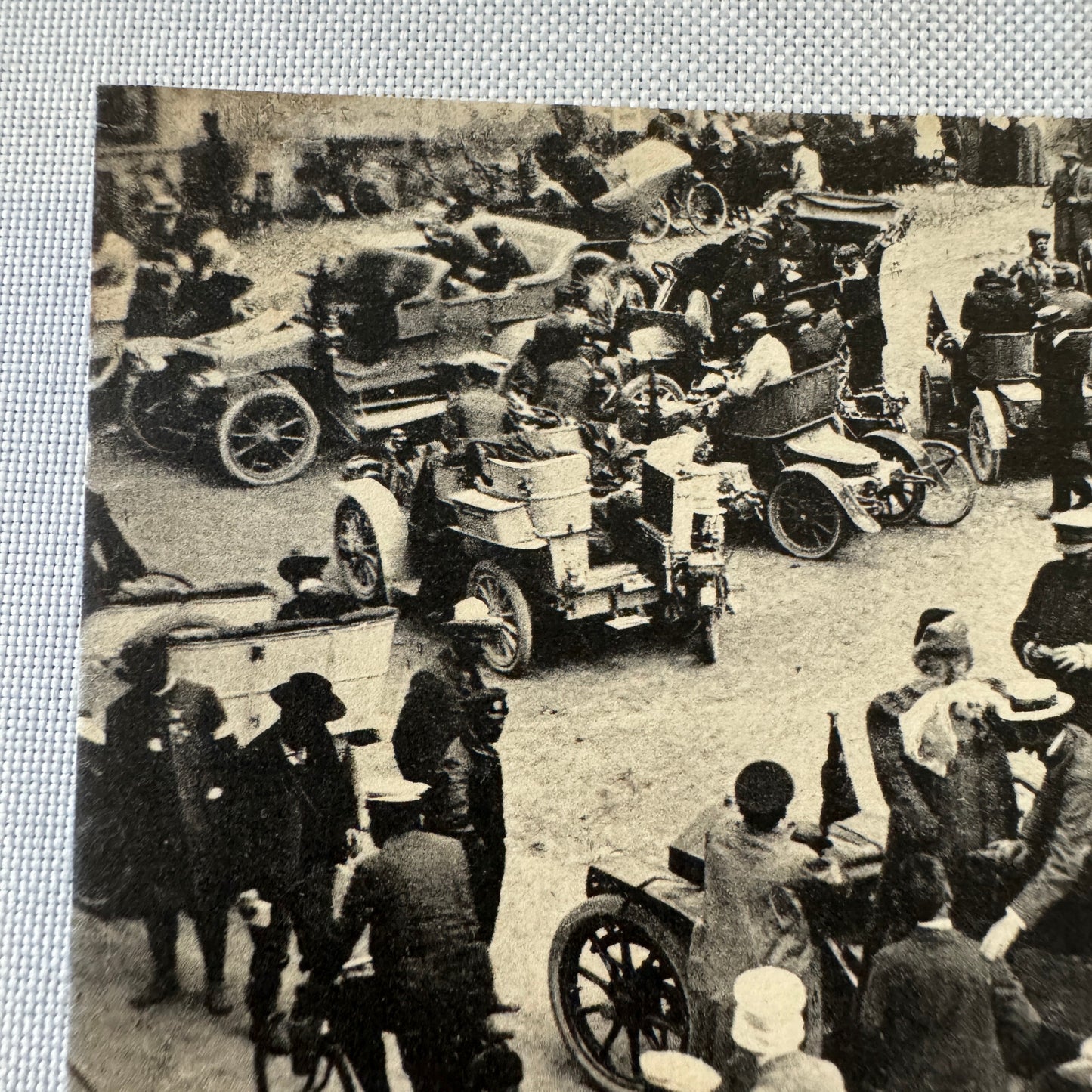 Vintage Italian Postcard Post Card Automobile Touring Club Car 1905