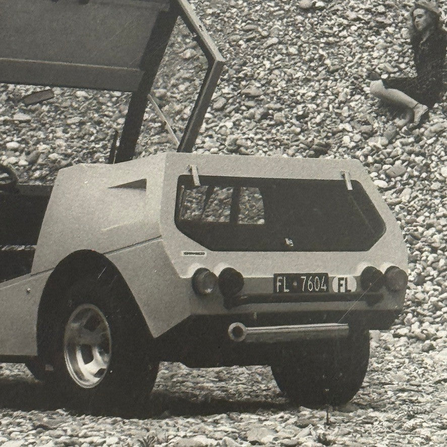 Vintage Kit Car Photo Photograph Volkswagen Chassis Unidentified