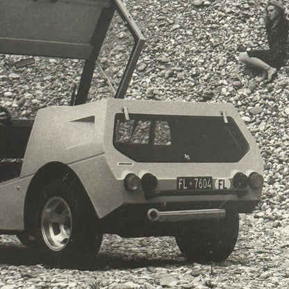Vintage Kit Car Photo Photograph Volkswagen Chassis Unidentified