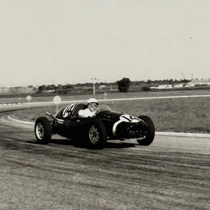 Stirling Moss Cooper Climax 1958 Argentine Grand Prix Racing Photo Photograph