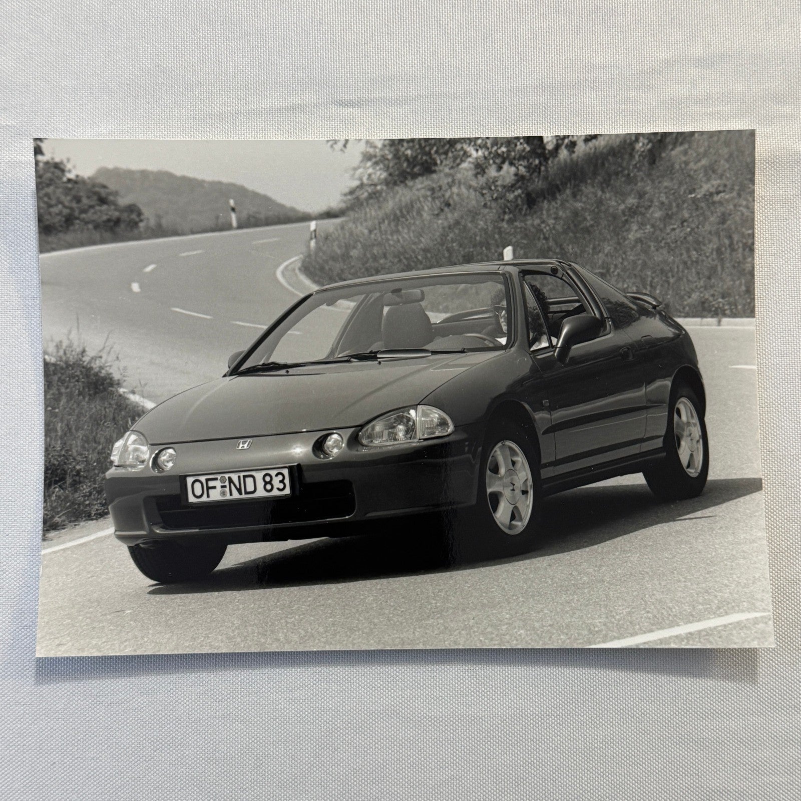 Vintage Honda CRX Factory Press Photograph Photo Honda Civic Del Sol