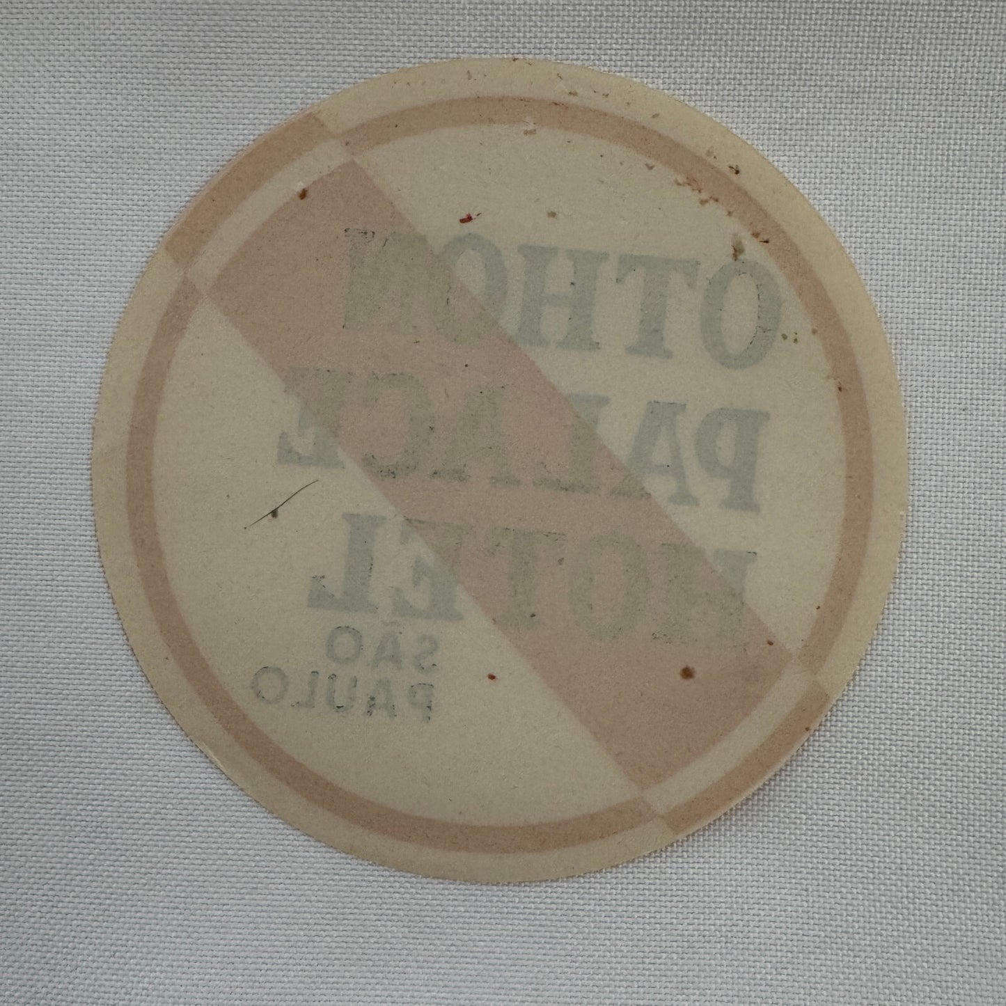 Vintage Travel Label Othon Palace Hotel Sao Paulo Brazil Brazilian Brasil