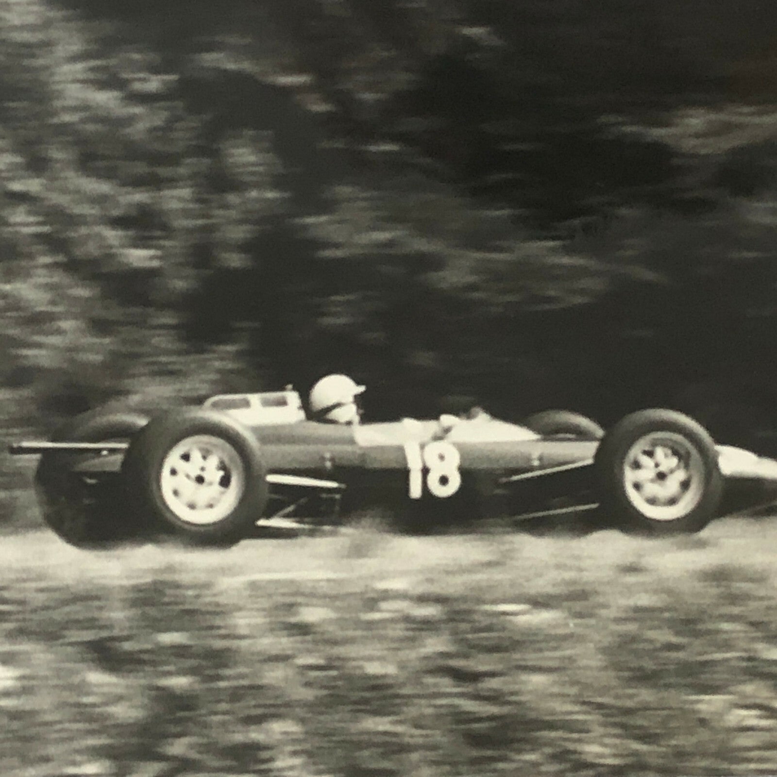 Vintage Grand Prix Racing Car Photo Photograph Print 