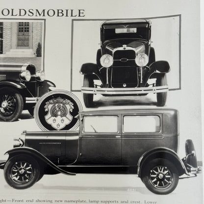 1929 Oldsmobile Car Photo Photograph Vintage Image Modern Print