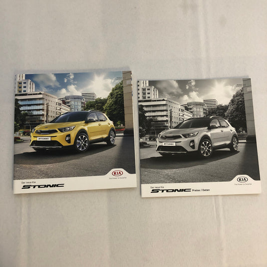 Kia Stonic Sales Brochure Catalog with Price List GERMAN Market 2018 ?