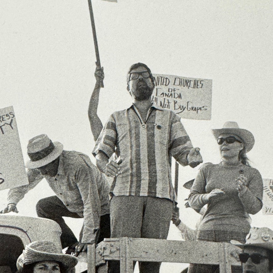 United Farmworkers Union Strike Labour Labor Canada Press Photo Photograph