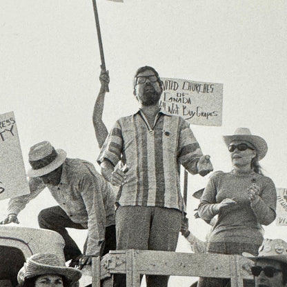 United Farmworkers Union Strike Labour Labor Canada Press Photo Photograph