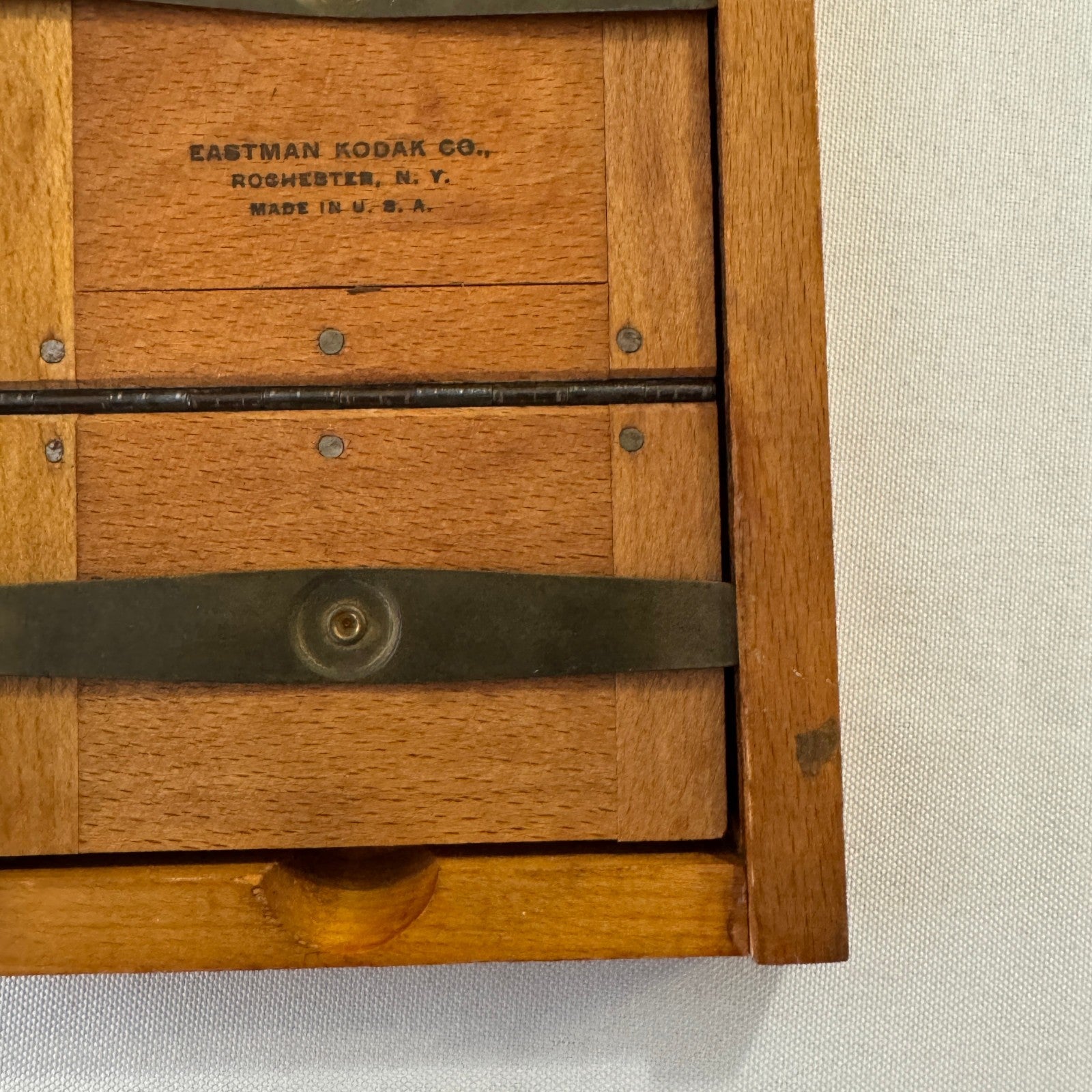 Vintage Eastman Photo Negative Printing Frame Photograph 3 1/4" by 8 1/2"