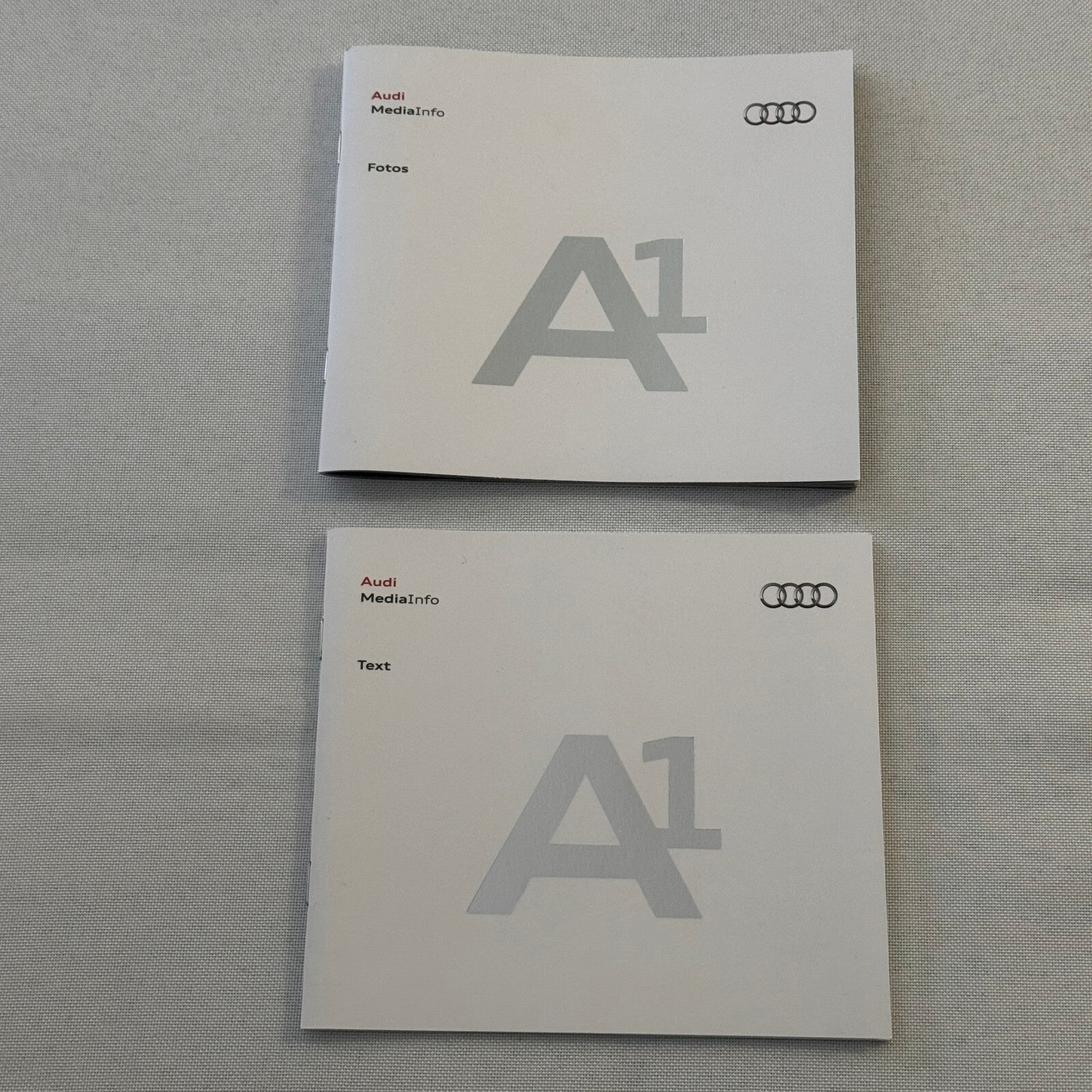 Audi A1 Press Kit Media Brochure Photo CD GERMAN Text