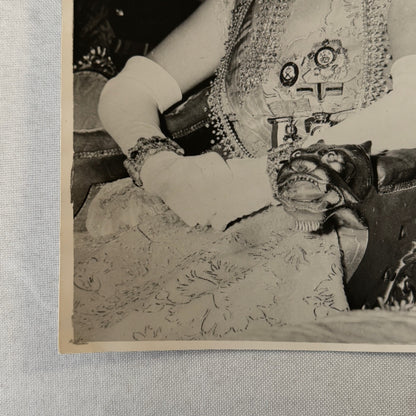 Sultana of Johore Lady Marcella Ibraham Press Photo Vintage 1955 Sultan Malysia