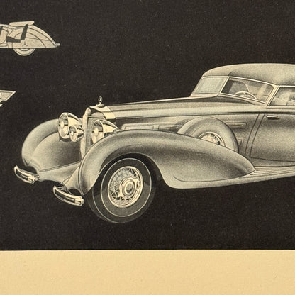Erdmann & Rossi Coachbuilder Carrosserie Mercedes Benz Design Print