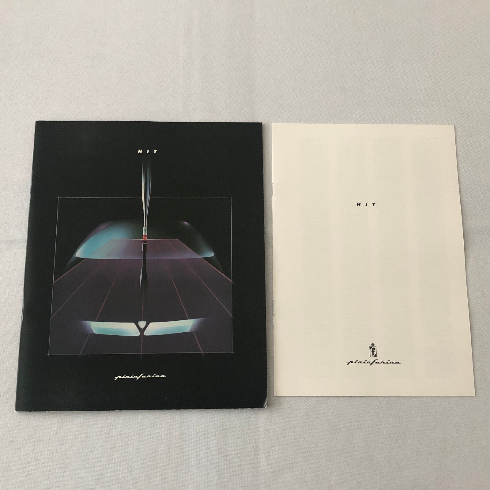 Pininfarina HIT Concept Car Prototype Sales Brochure Catalog Italian