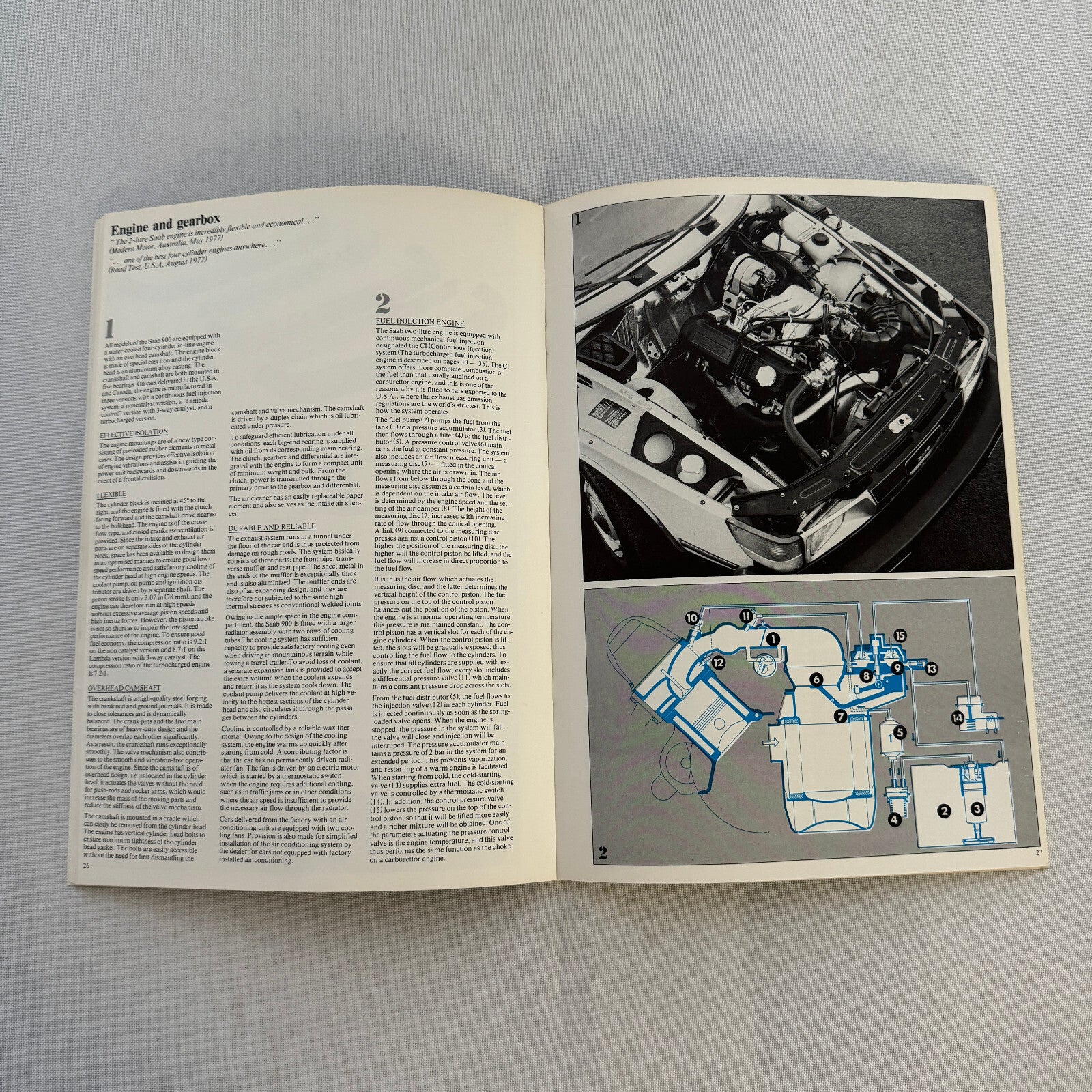 Saab 900 Engineering Features Book Brochure 1979 Saab 900 Turbo GLi EMS GLE