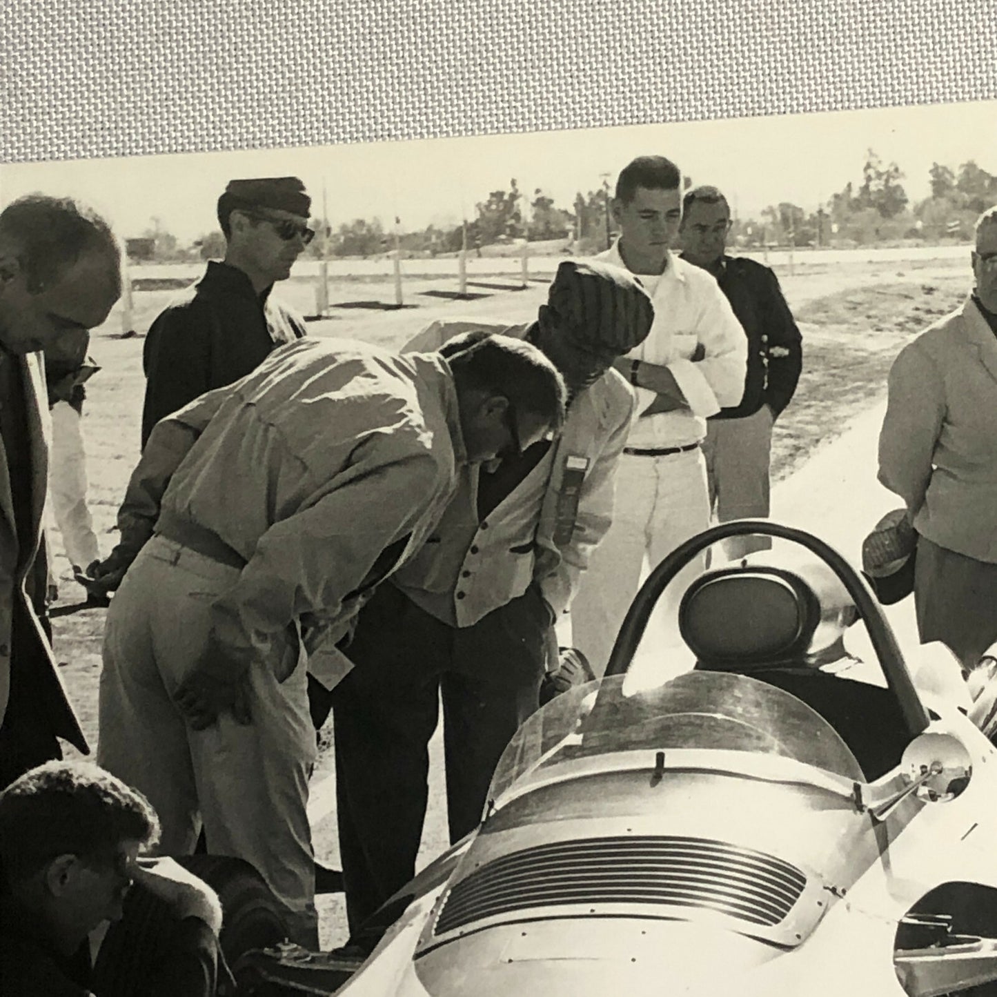 Vintage Racing Car Press Photo Photograph Print 
