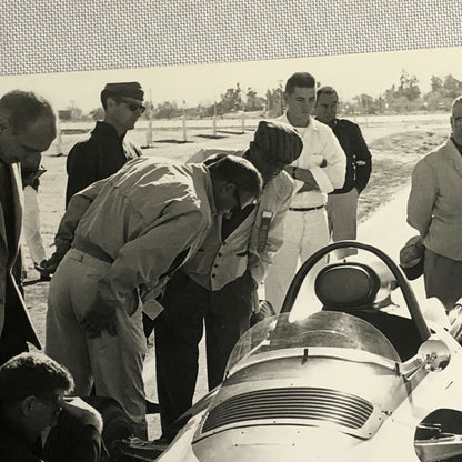 Vintage Racing Car Press Photo Photograph Print 
