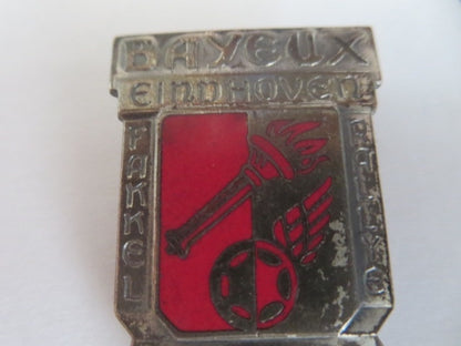 Vintage 1951 Bayeux Eindhoven Fakkel Rallye Car Rally Pin Badge with Date Bar