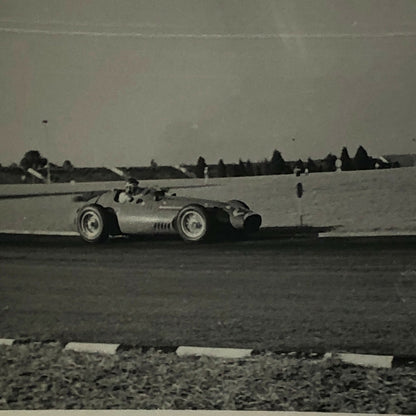 Vintage Racing Driver Photo Photograph - Juan Manuel Fangio Car 1957