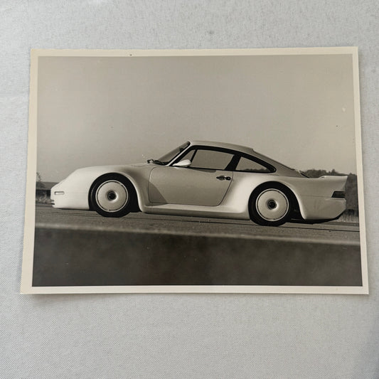 Porsche 959 Gruppe B Concept Car Prototype Photo Photograph Print Vintage