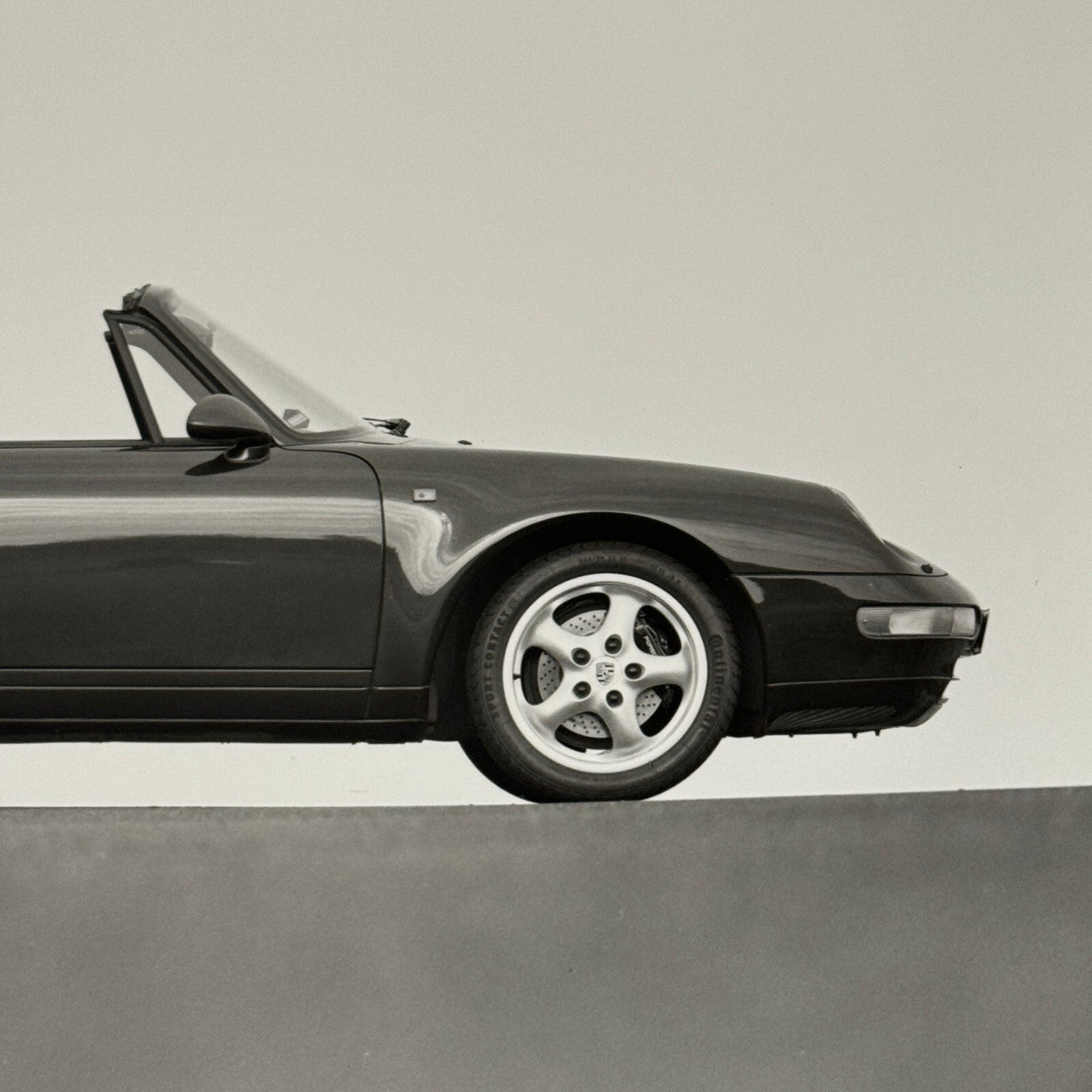 Porsche 911 Cabriolet Convertible Car Factory Press Photo Photograph
