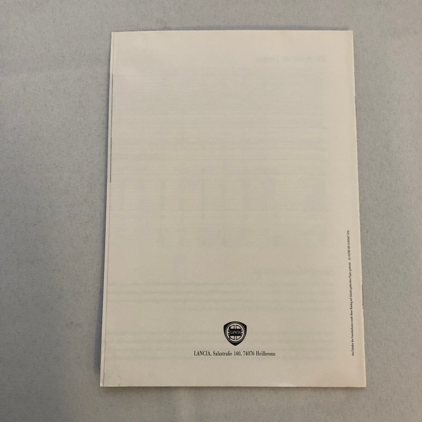 Lancia Dedra Sales Brochure Catalog Dedra HF