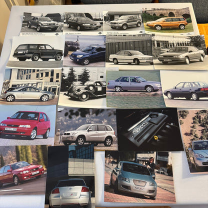 HUGE International Car Factory Press Photo Lot JDM European Honda Toyota 240+