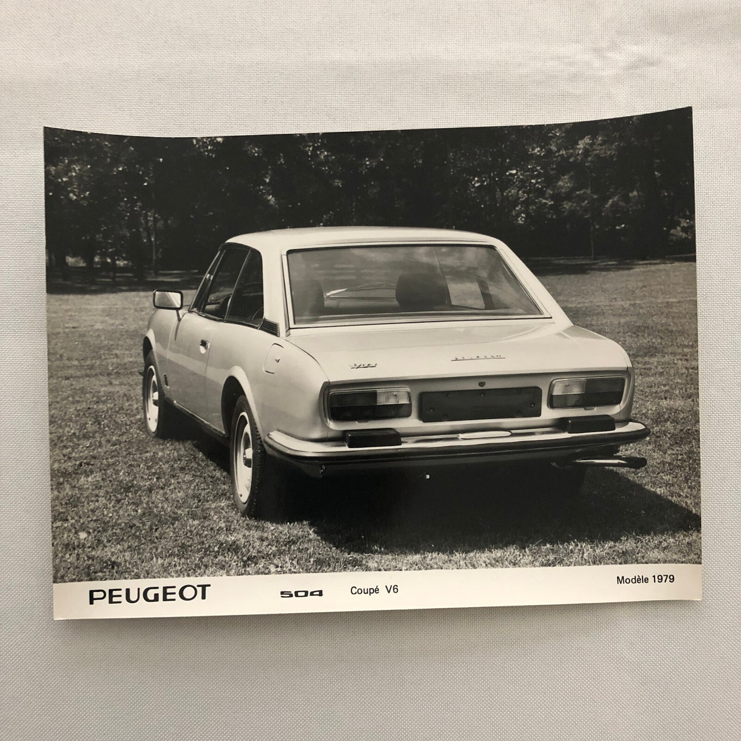 1979 Peugeot 504 Coupe Factory Press Photo Photograph Print Lot of 2