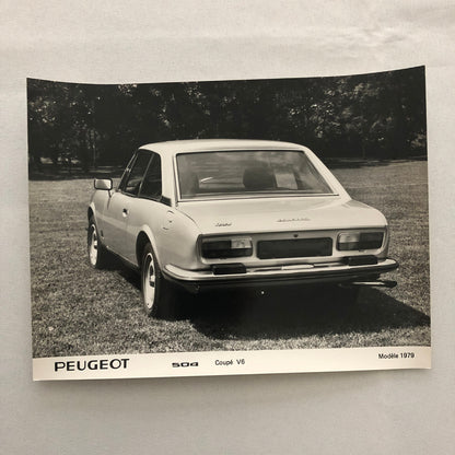 1979 Peugeot 504 Coupe Factory Press Photo Photograph Print Lot of 2