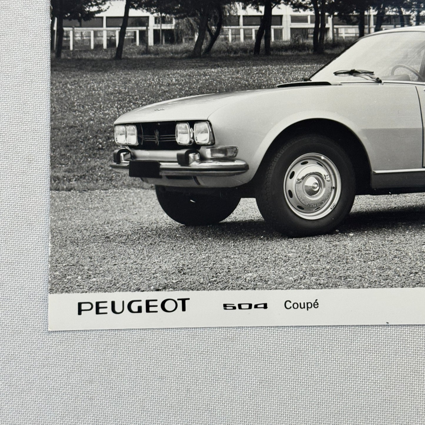 1973 Peugeot 504 Coupe Factory Press Photo Photograph Vintage