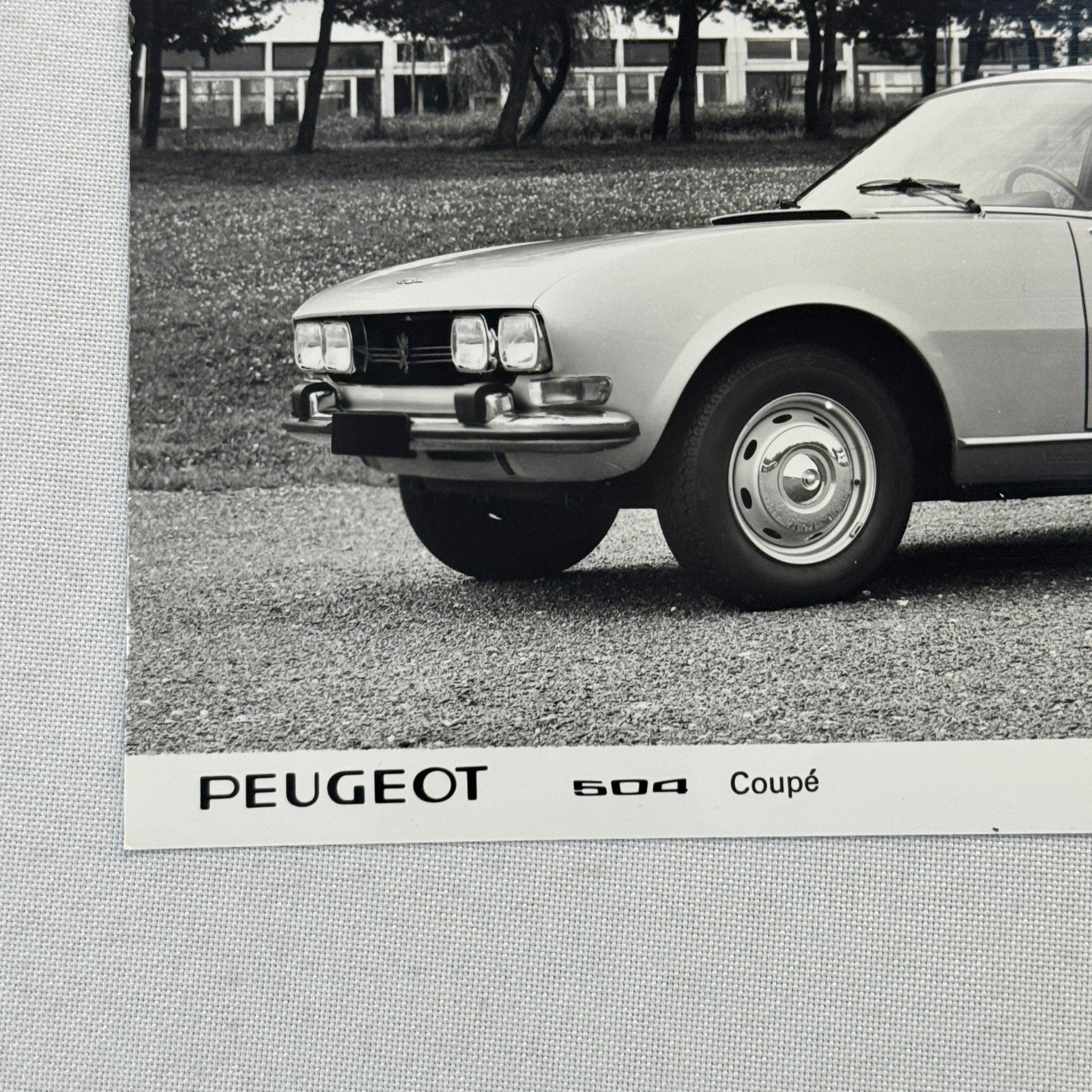 1973 Peugeot 504 Coupe Factory Press Photo Photograph Vintage