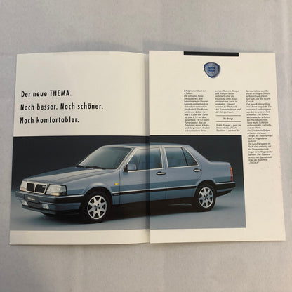 Lancia Thema Car Sales Brochure Catalog German
