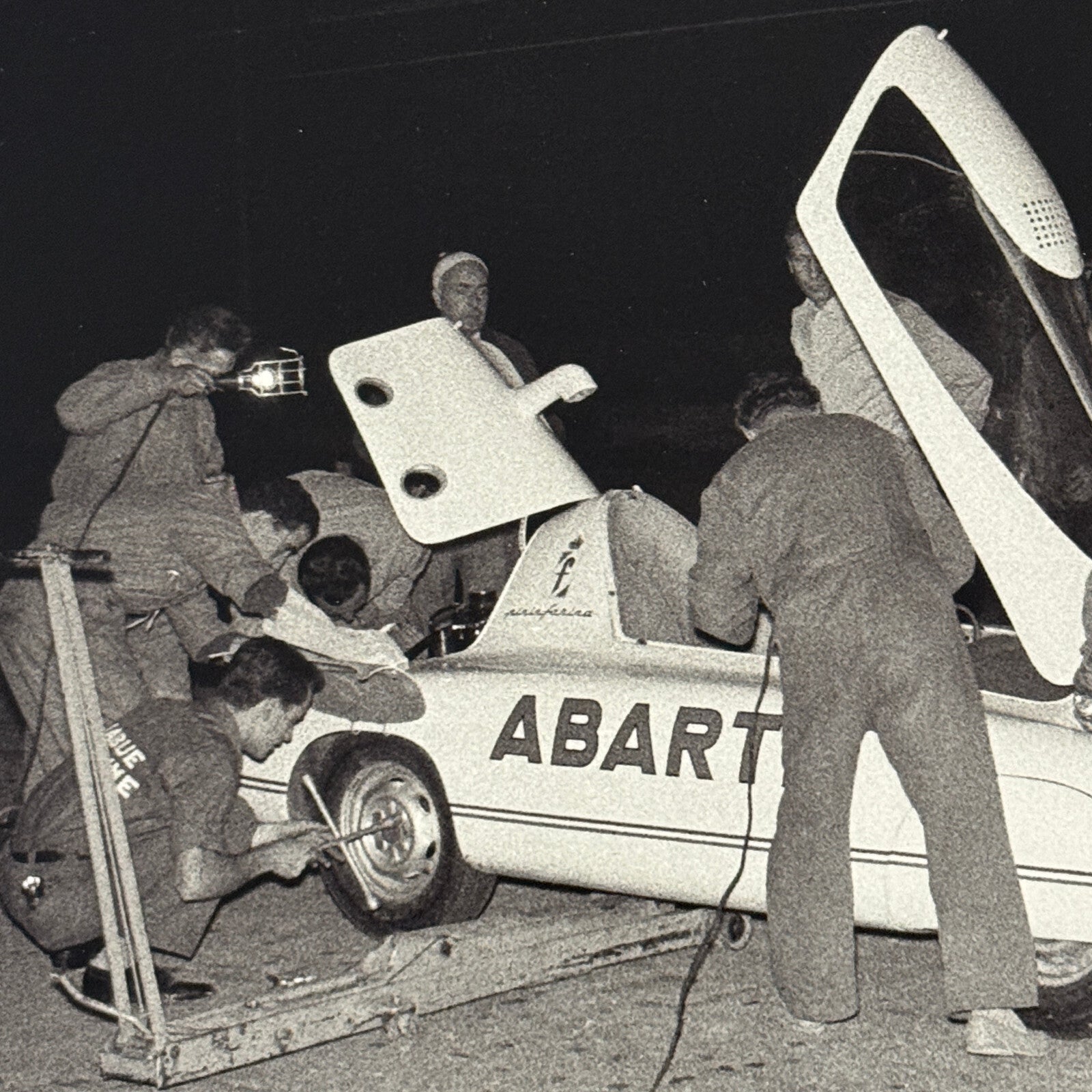 Fiat 500 Abarth Car Monza 1958 Photo Photograph Modern Print