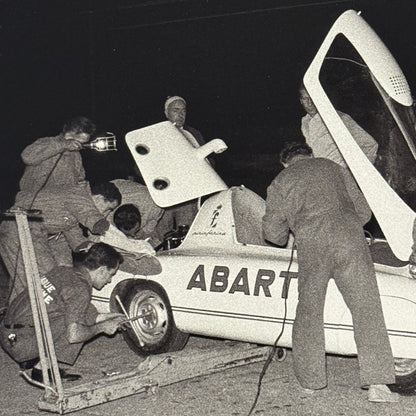 Fiat 500 Abarth Car Monza 1958 Photo Photograph Modern Print