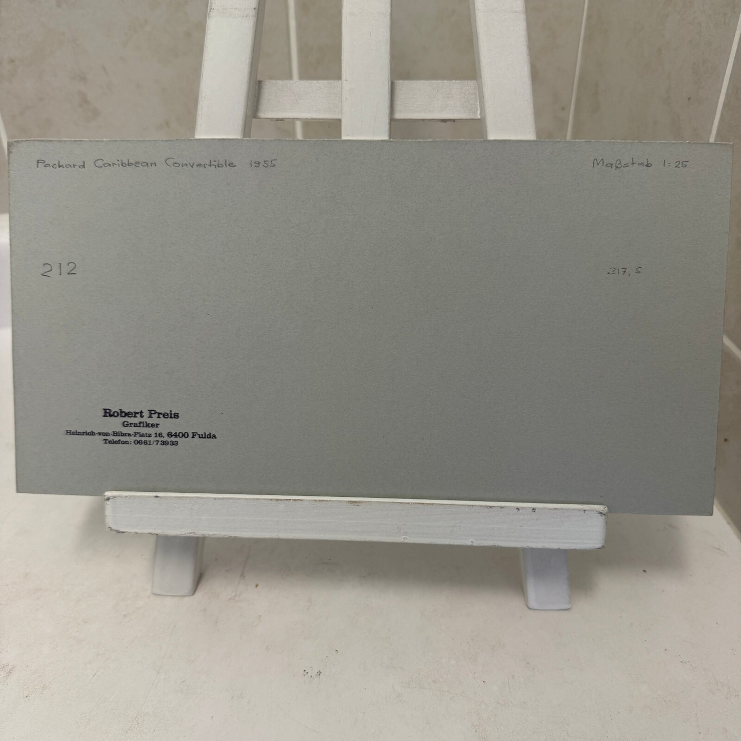 1955 Packard Caribbean Convertible Car Illustration Art Drawing Hand Drawn