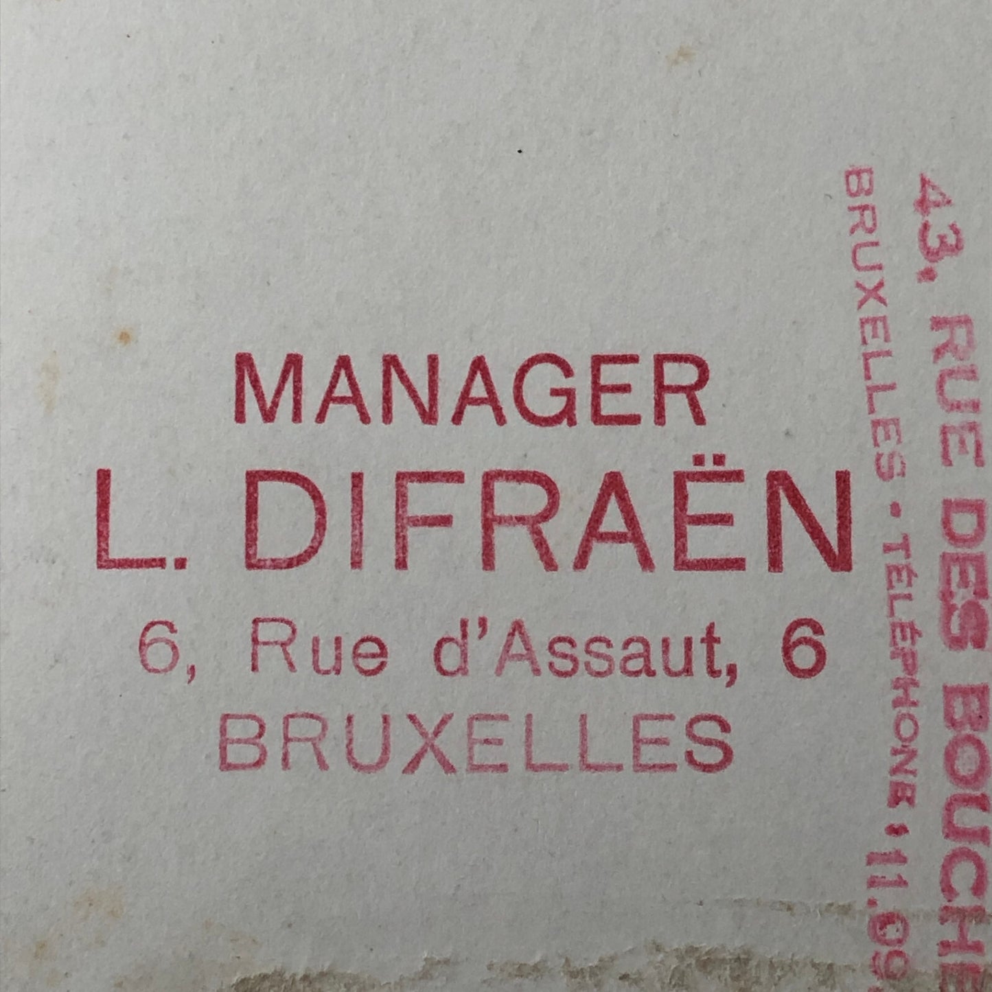 Circus Bicycle Act Photo Card Arnold & Delfini Comp Belgium Bike