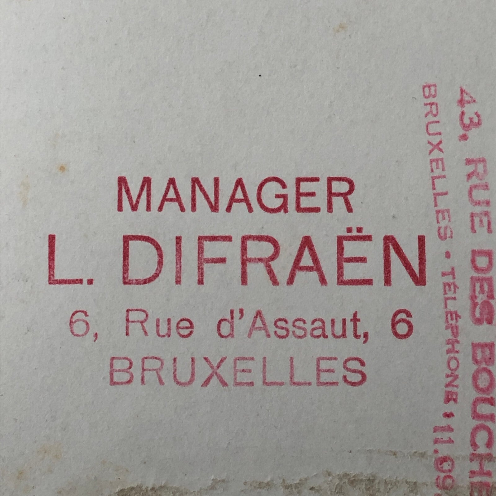 Circus Bicycle Act Photo Card Arnold & Delfini Comp Belgium Bike