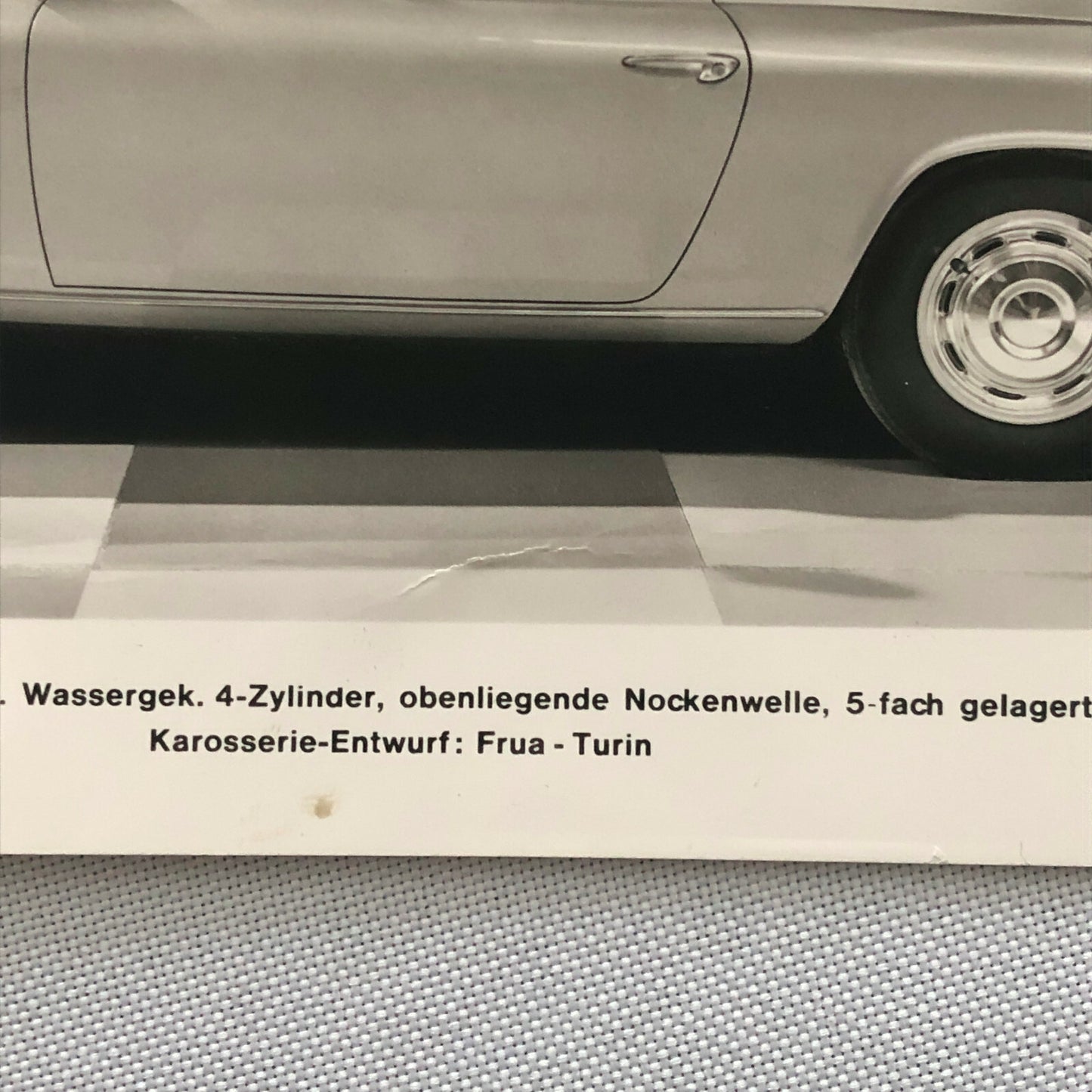 Vintage Glas 1300 GT Coupe Car Photo Photograph Image 