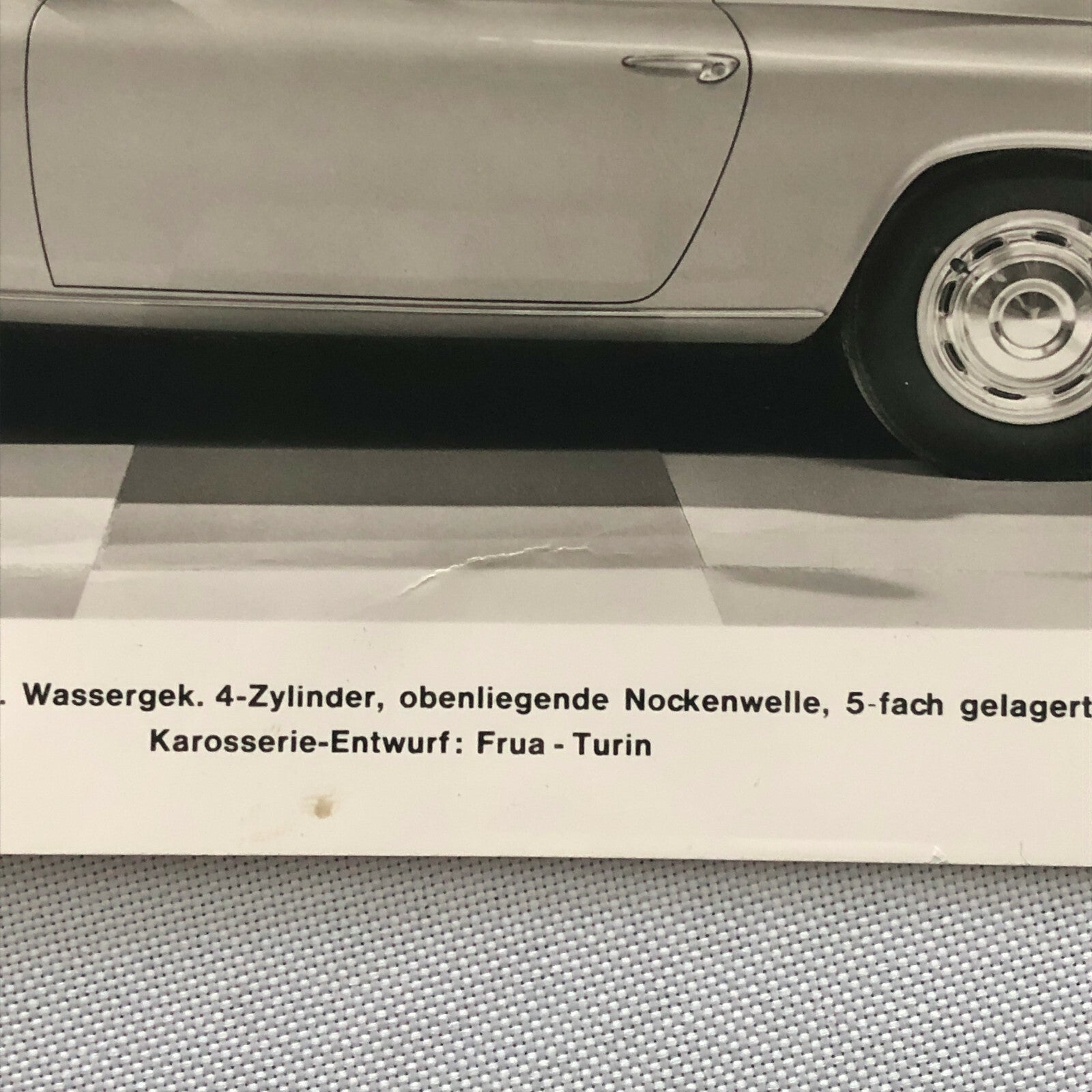 Vintage Glas 1300 GT Coupe Car Photo Photograph Image 