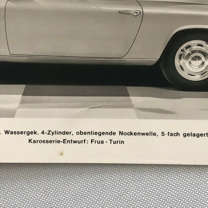 Vintage Glas 1300 GT Coupe Car Photo Photograph Image 