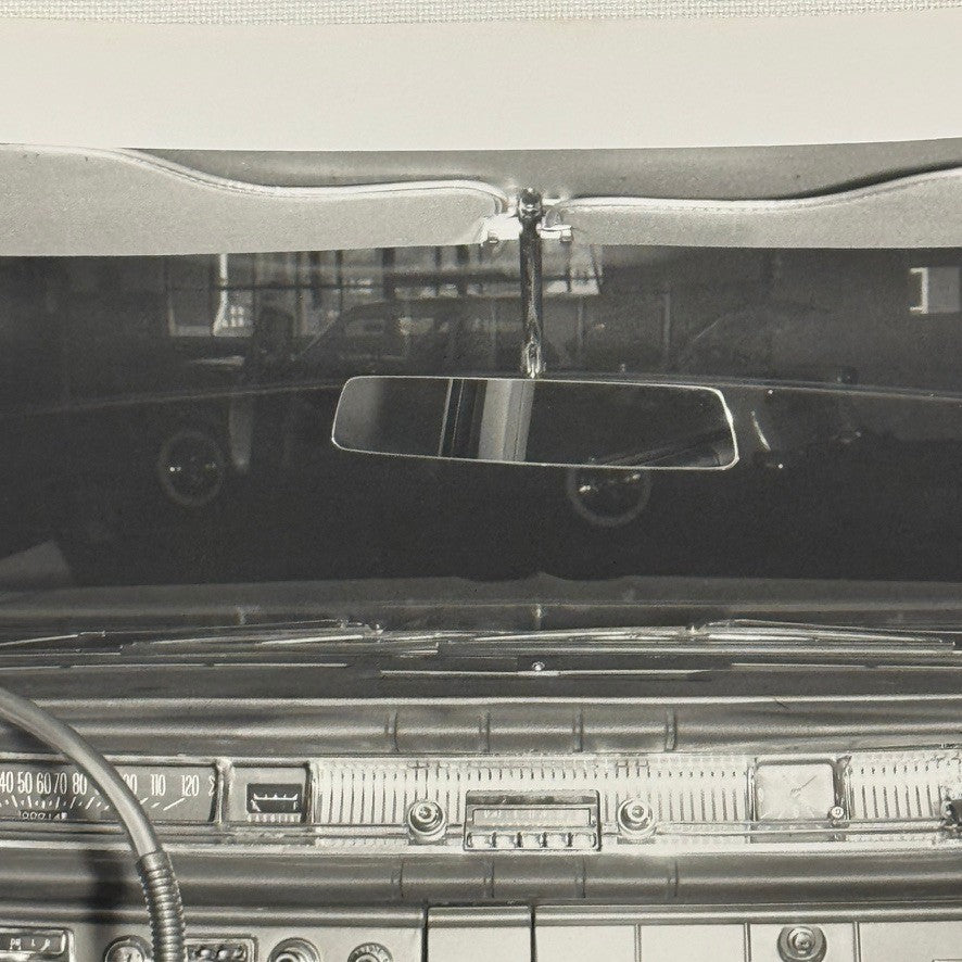 1961 Pontiac Bonneville 4-Door Sedan Car Interior Photo Photograph Print Vintage