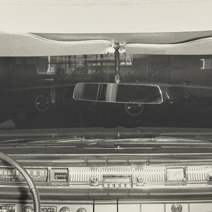 1961 Pontiac Bonneville 4-Door Sedan Car Interior Photo Photograph Print Vintage