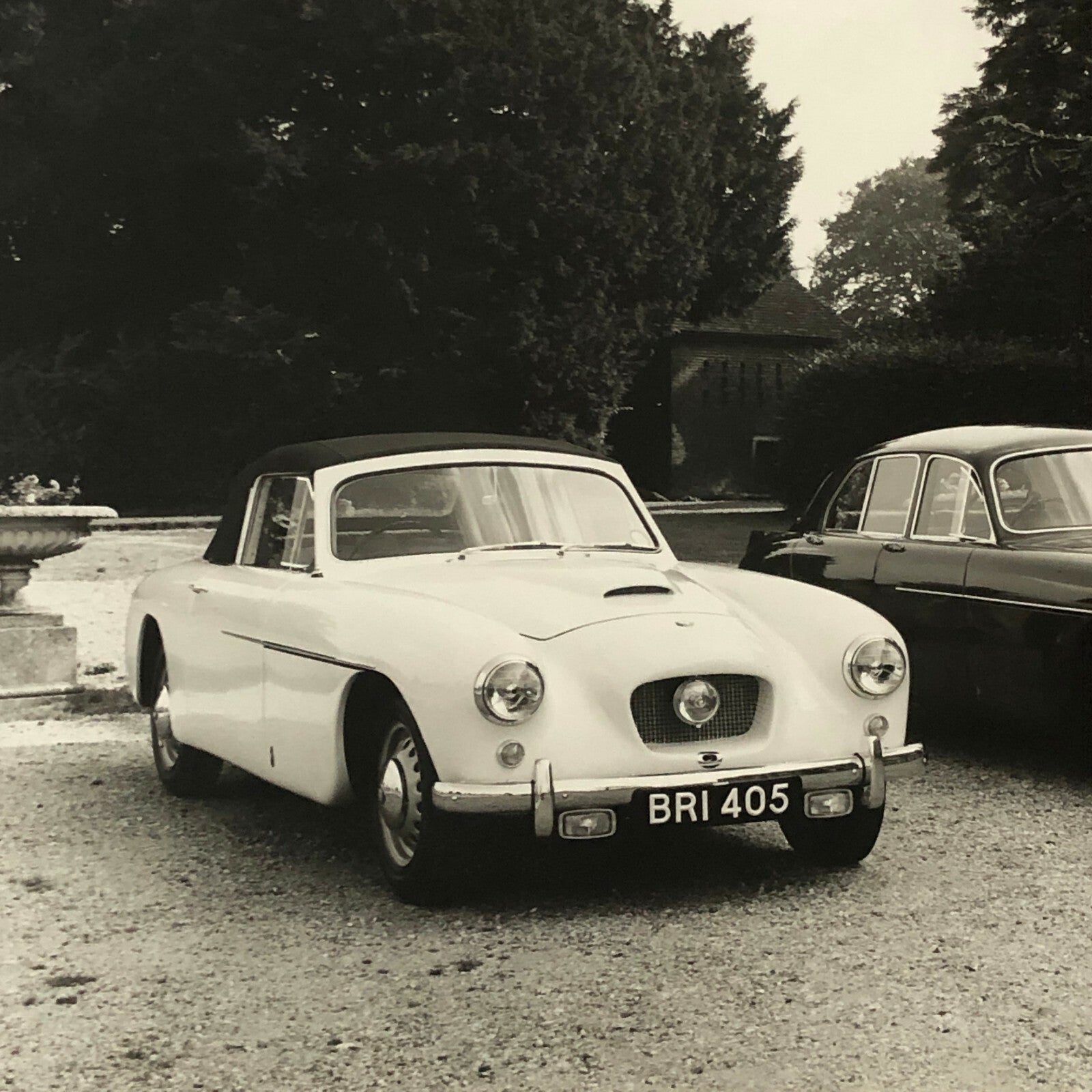 Vintage Bristol 405 Saloon & 405 Drophead Coupe Photo Photograph 1955
