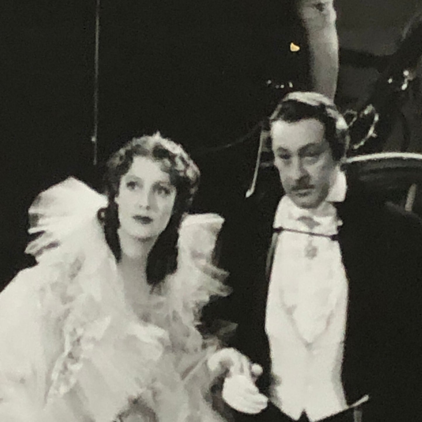 Vintage Movie Still Photo Photograph Print Horse Carriage Actor Actress Unknown