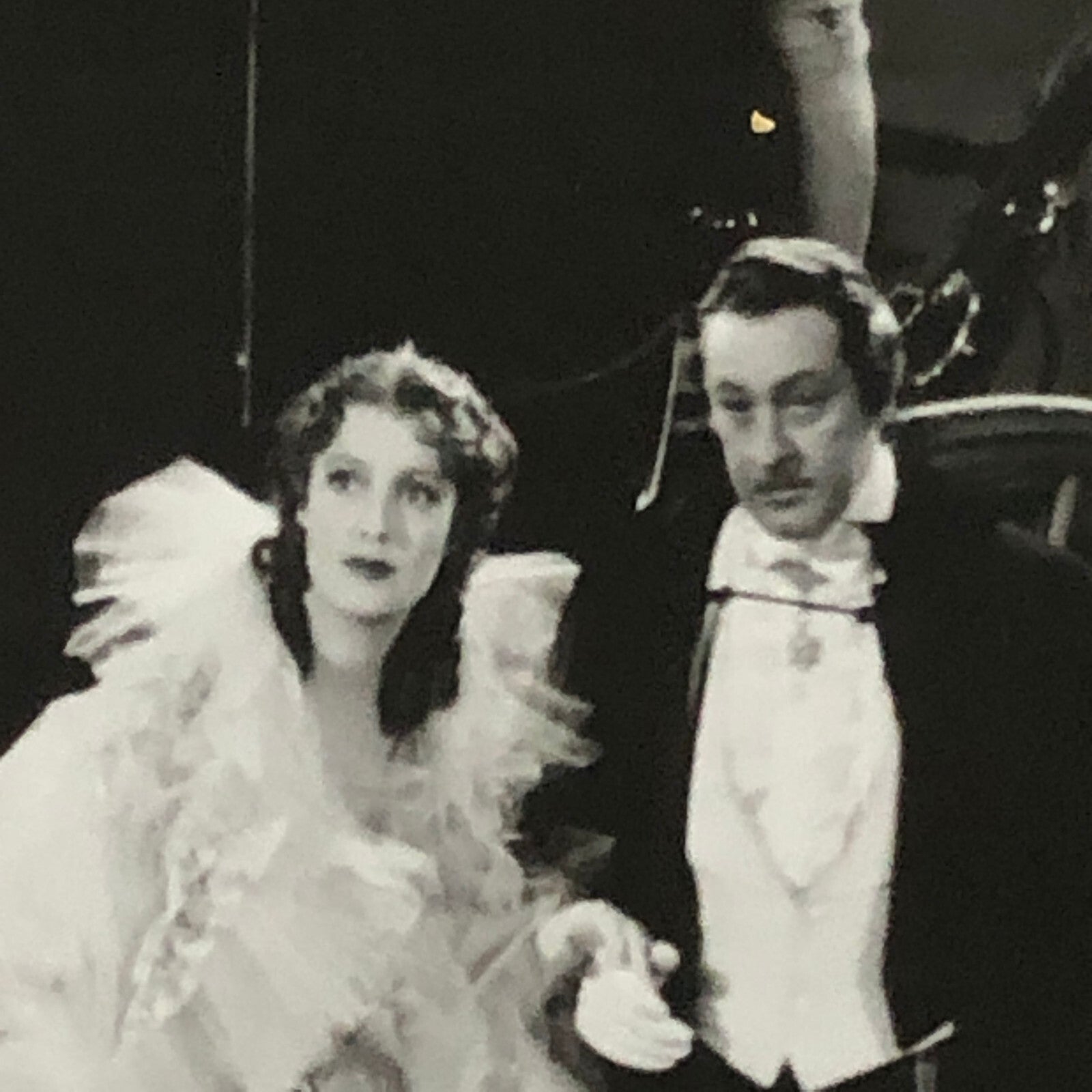 Vintage Movie Still Photo Photograph Print Horse Carriage Actor Actress Unknown