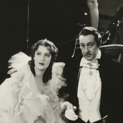 Vintage Movie Still Photo Photograph Print Horse Carriage Actor Actress Unknown